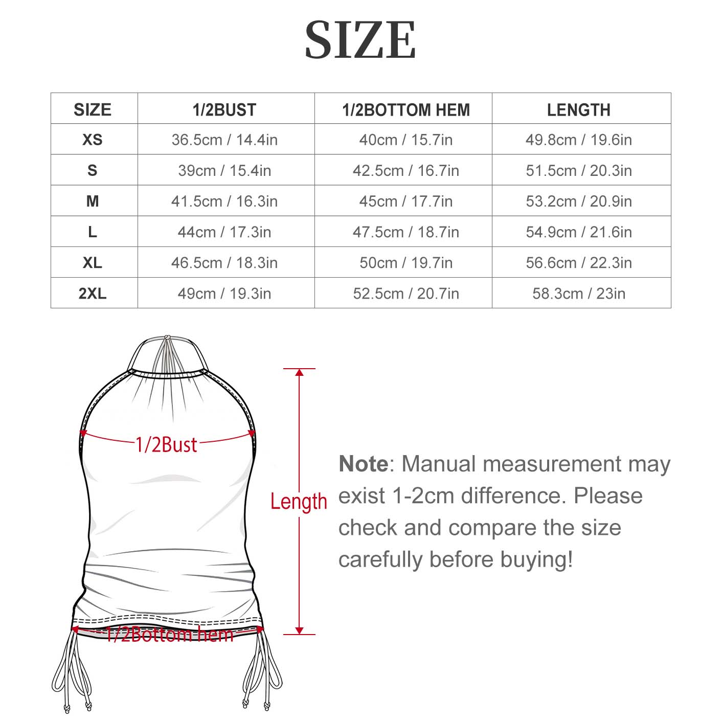 2-Piece Women's Tankini Set with High Neck Halter Top F145kA01 (All-Over Printing)